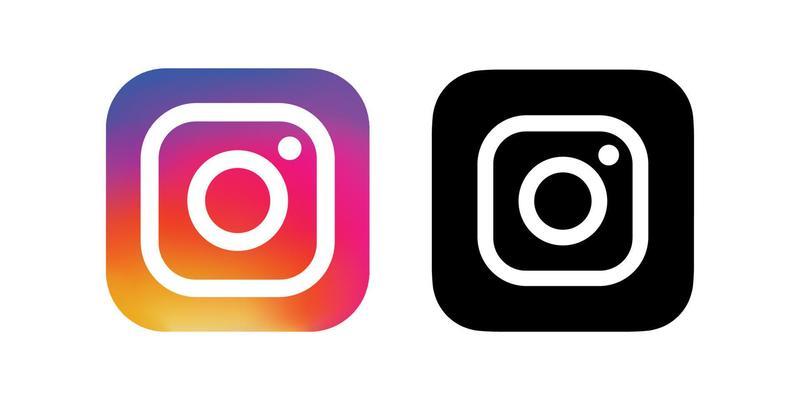 Logo instagram noir png 