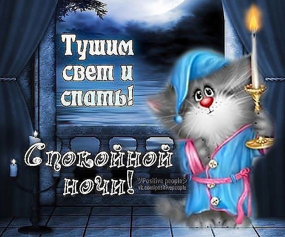 Спокойной ночи! Сладких снов 