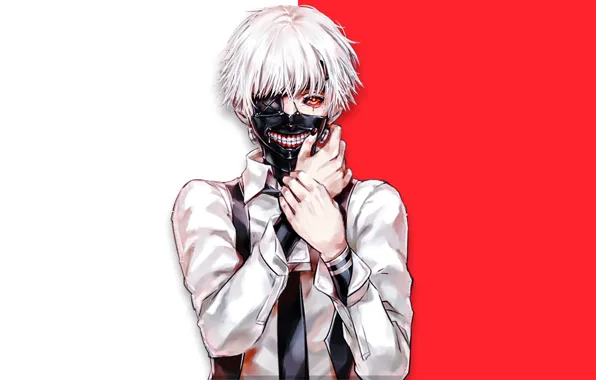 Tokyo Ghoul Line art Рисование Эскиз, упырь, белый, лицо 