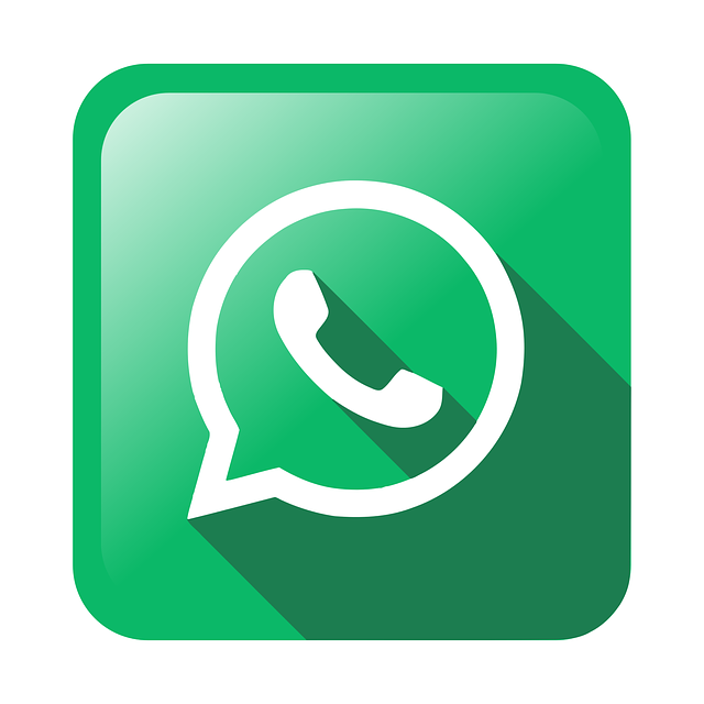 logo whatsapp noir, vecteur gratuit icône whatsapp noir 