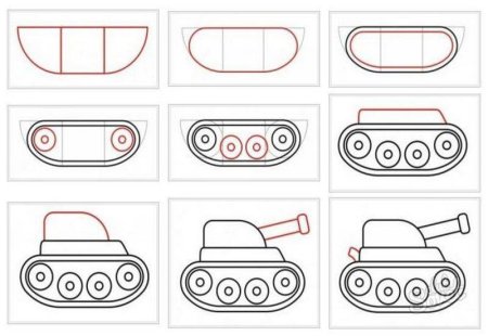 Рисунок на тему война танк 