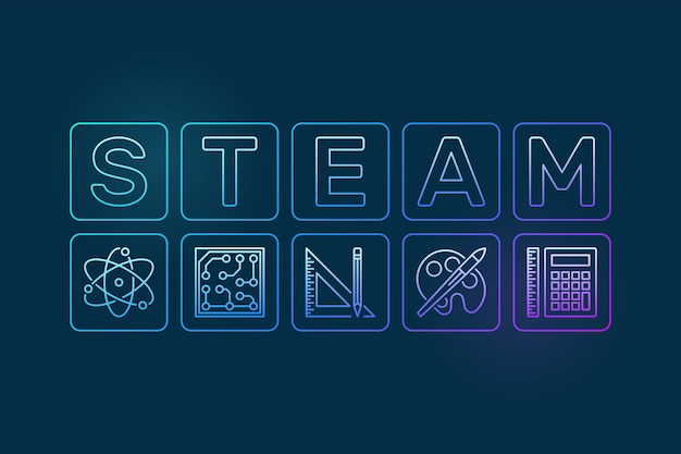 Steam Background