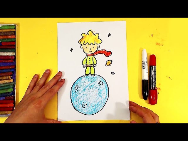 Обои мальчик, лис, le petit prince 