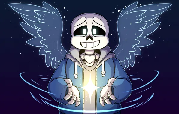 Мужская футболка Undertale Санс Скелет коллекции Undertale 