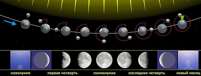 Фото Фазы Луны 