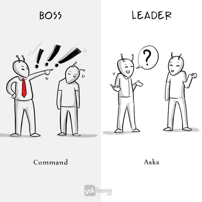 Boss, Leader, Idiot by Edvīns on Dribbble