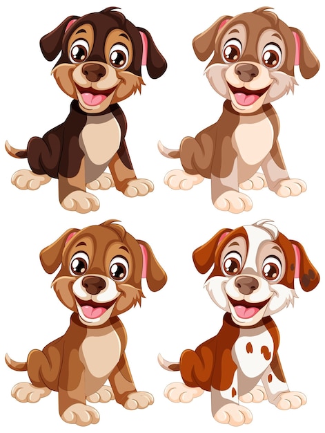 Dog Puppy Cartoon Drawing, Мультяшная 