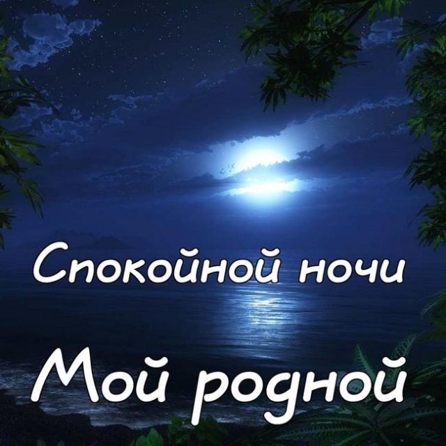 Картинки Спокойной ночи любимому🌙