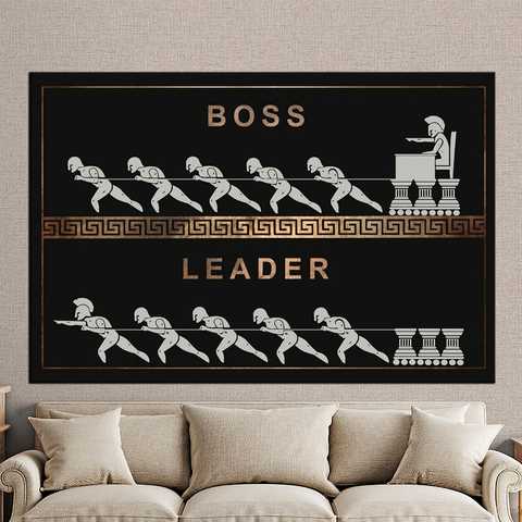 Boss vs leader 