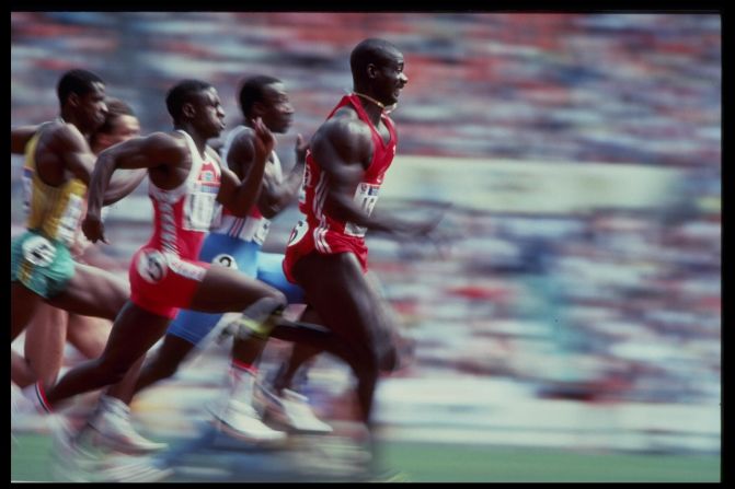 Disgraced Canadian sprinter Ben Johnson 