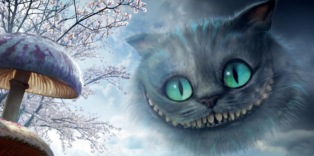 Постер Чеширский Кот Cheshire Cat Алиса 