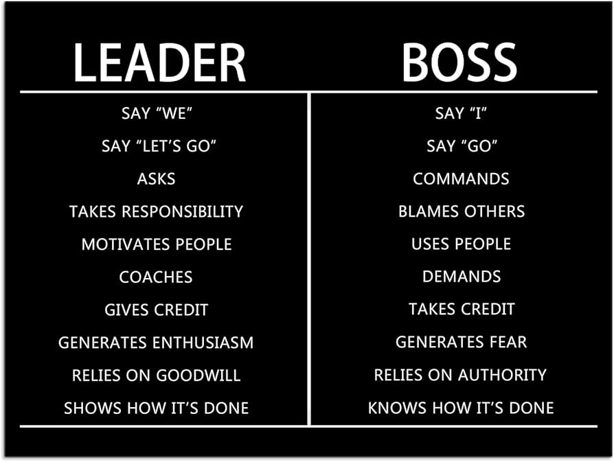 Boss And Leader Print