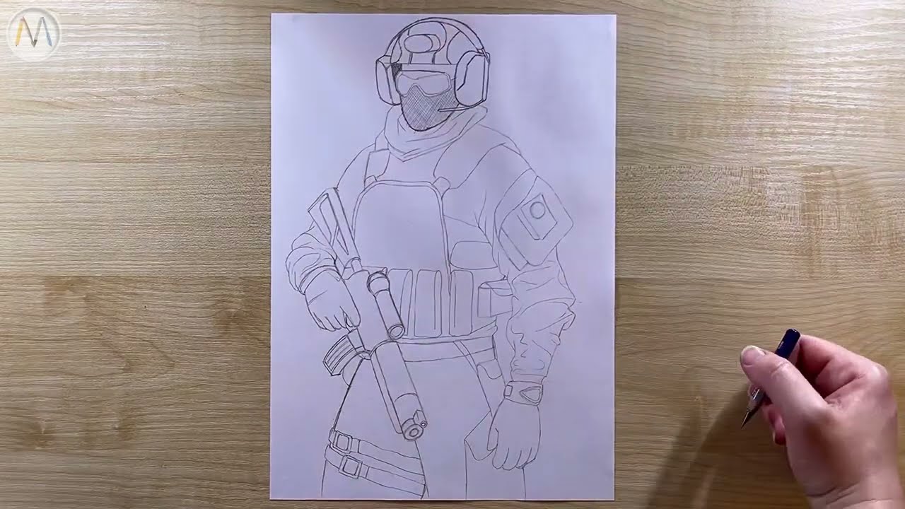 How to draw a Soldier