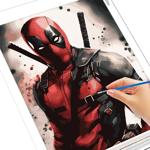 Как нарисовать ДЭДПУЛА /РИСУЕМ ДЭДПУЛА/HOW TO DRAW DEADPOOL 