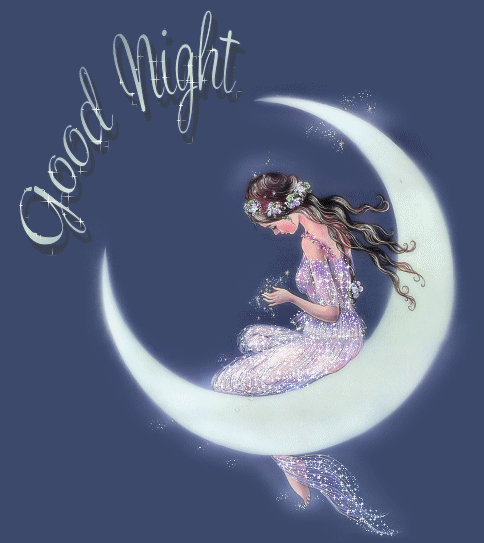 Glitter Good Night Misc Statement Gif