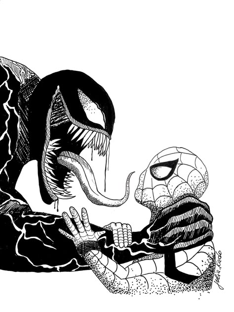 Spider-Man Sketch by LostonWallace on 