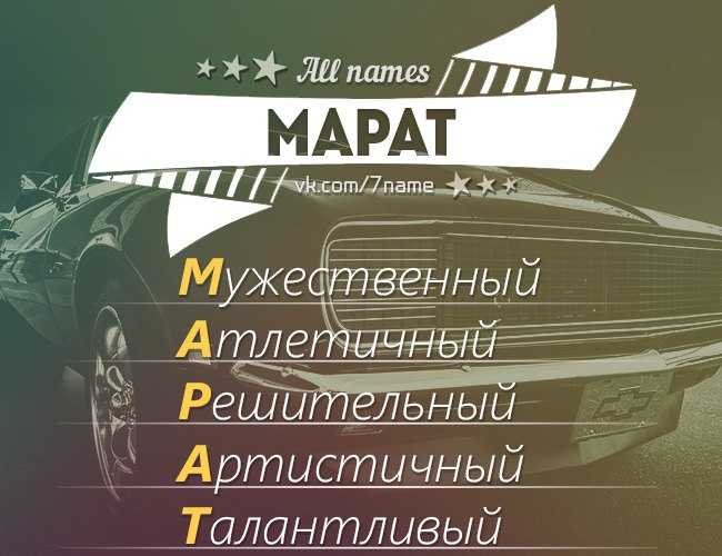 Открытка с именем Марат Доброго утра и 