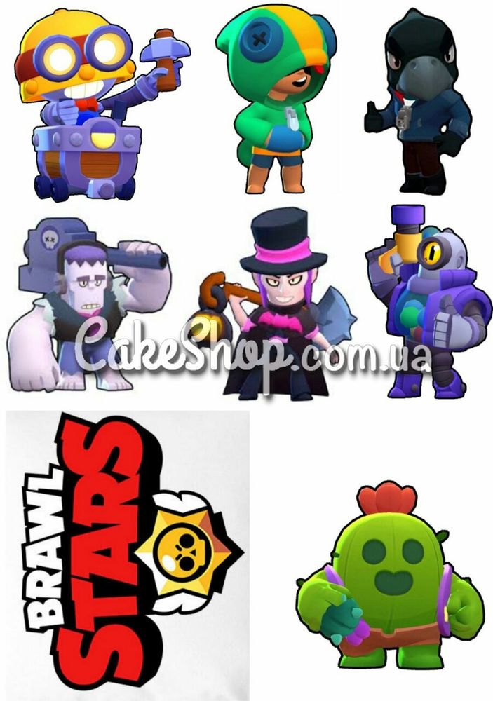 Картина квадратная BRAWL STARS ВСЕ 