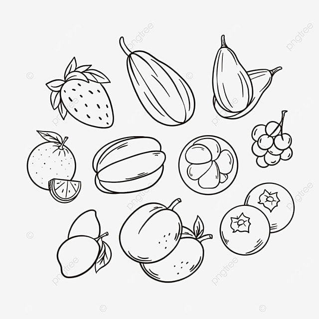 Как научится рисовать фрукты How to draw Fruit 