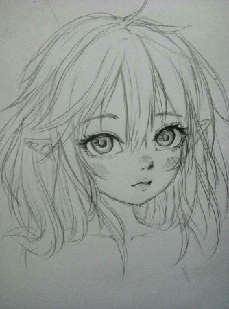 draw anime girl 