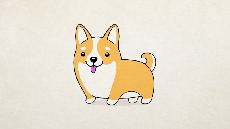 Drawing of a dog