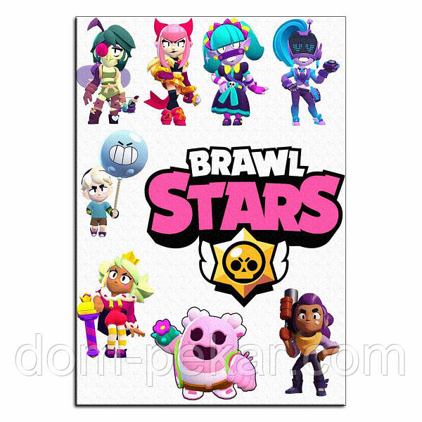 Картина по номерам «Brawl Stars Бравл 