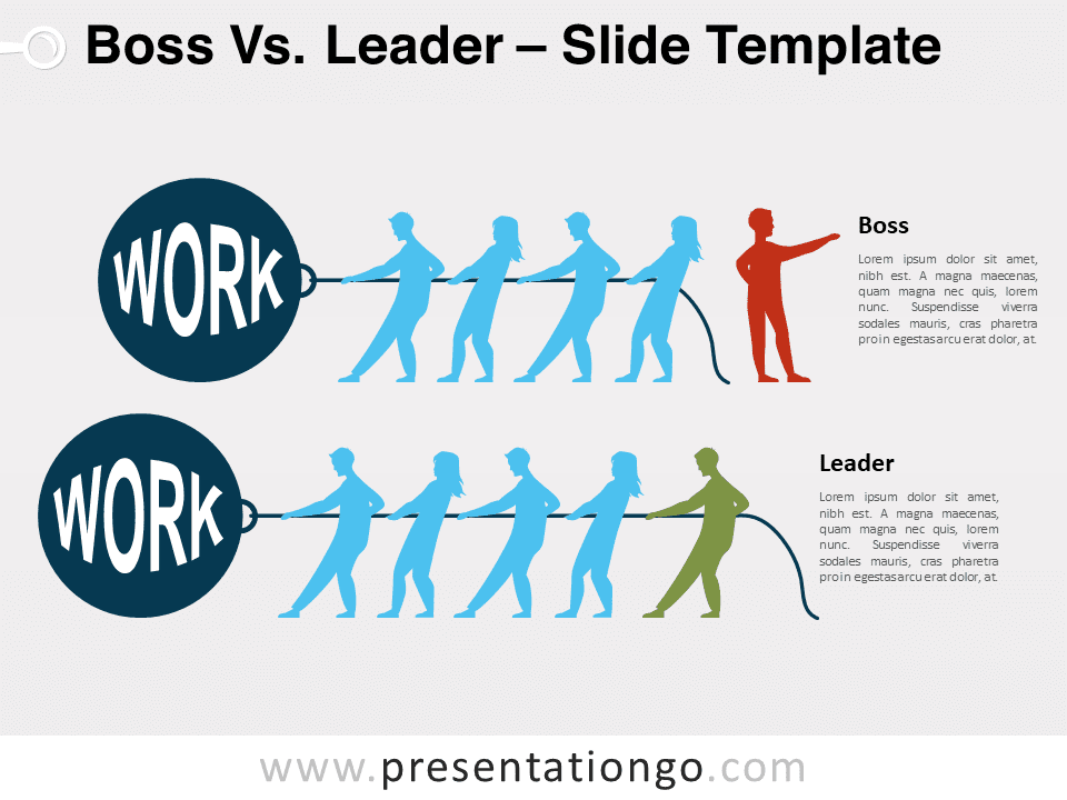 Leader And Boss Stock Illustration 