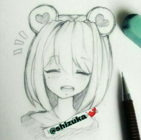 Как нарисовать аниме девочку/How to draw anime girl/ Рисунки 