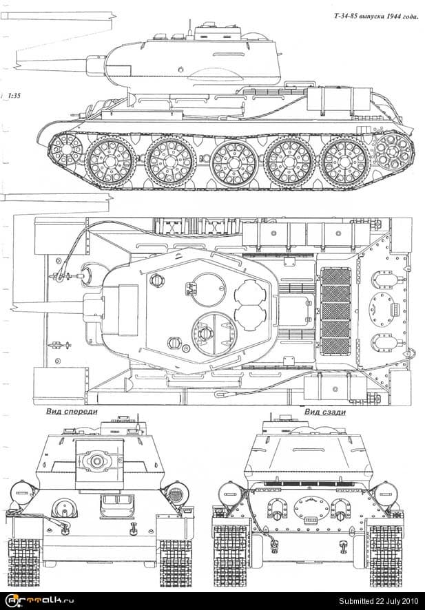 Обои арт, танк, СССР, ВОВ, Т-34-76, WW2