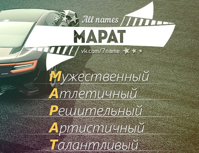 Картинки с именем Марат 13 шт 