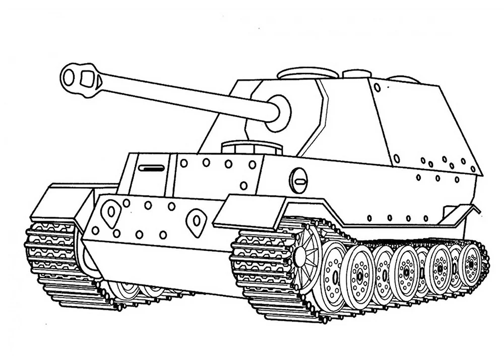 Как нарисовать Танк Т-10 