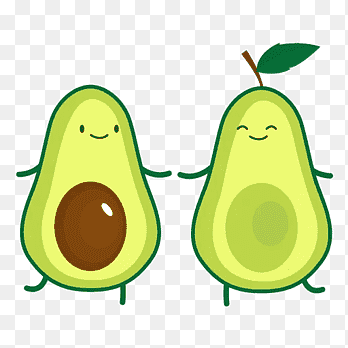 Kawaii avocado